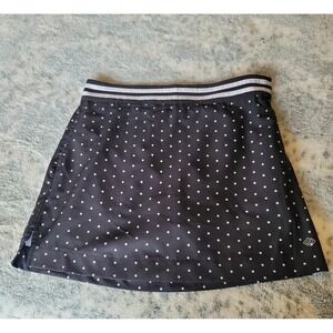 Zelos Black and White Polka Dot‎ Skort/Skirt size 6